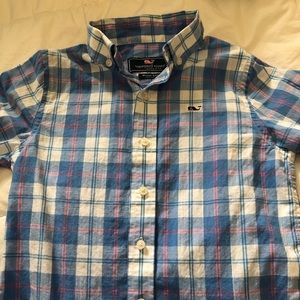 Long sleeve boys button down